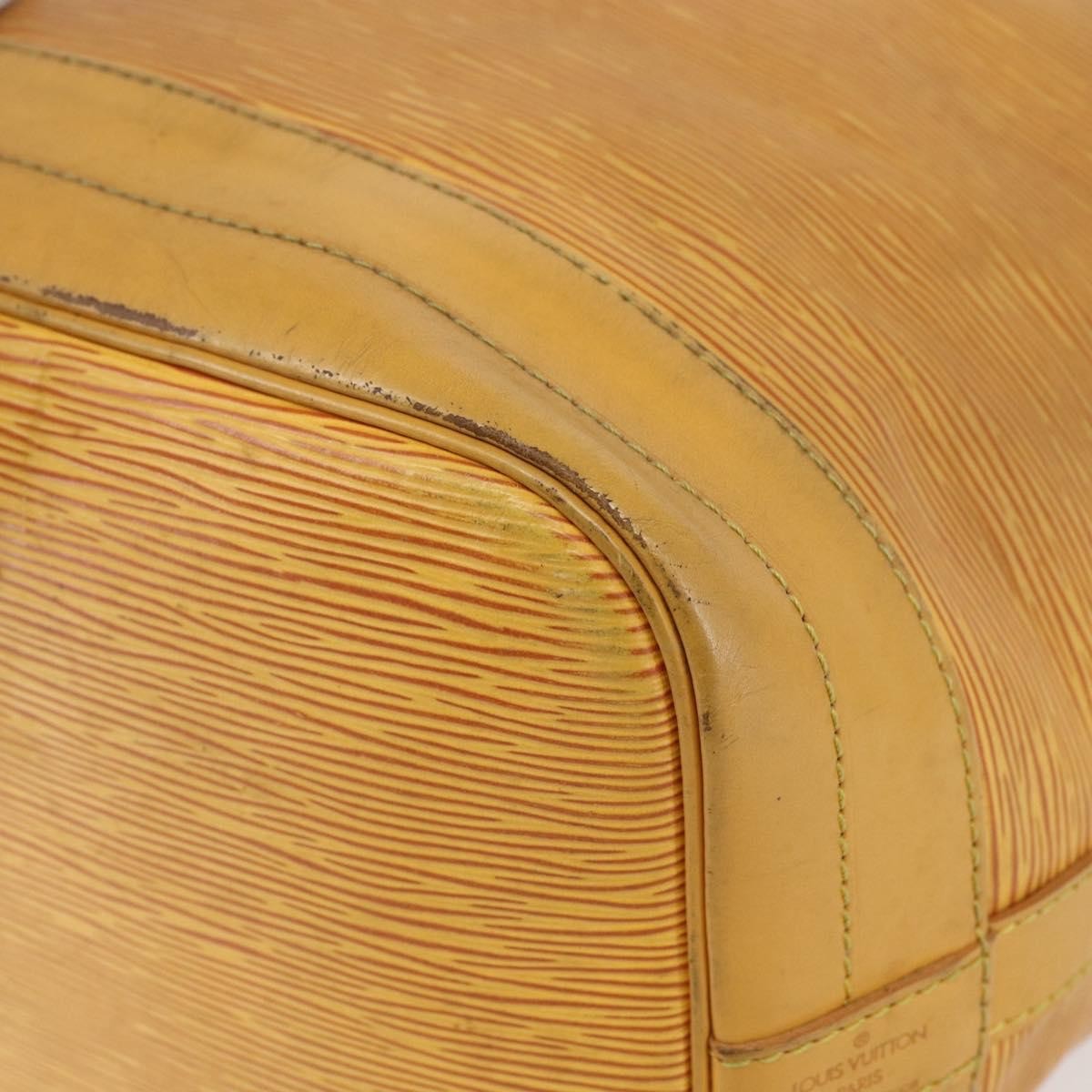 Louis Vuitton Petit Noe Nm Epi Leather Yellow Leather Shoulder Bag Bag (Pre-Owned)