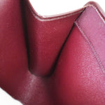 Dior Oblique Burgundy Canvas Shoulder Bag (Pre-Owned)