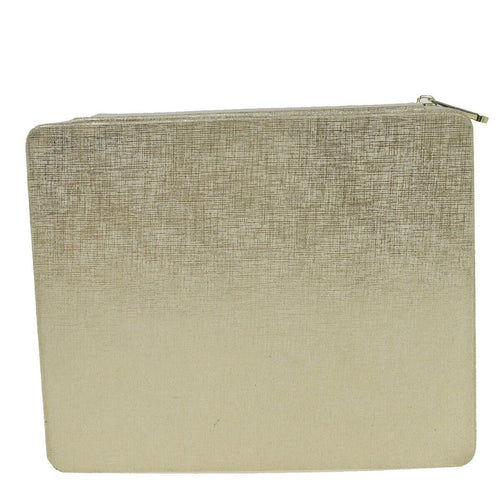 Dior Cd Beige Polyester Clutch Bag (Pre-Owned)