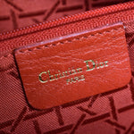 Dior Lady Dior Navy Canvas Handbag (Pre-Owned)
