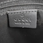 Gucci Bamboo Black Leather Handbag (Pre-Owned)