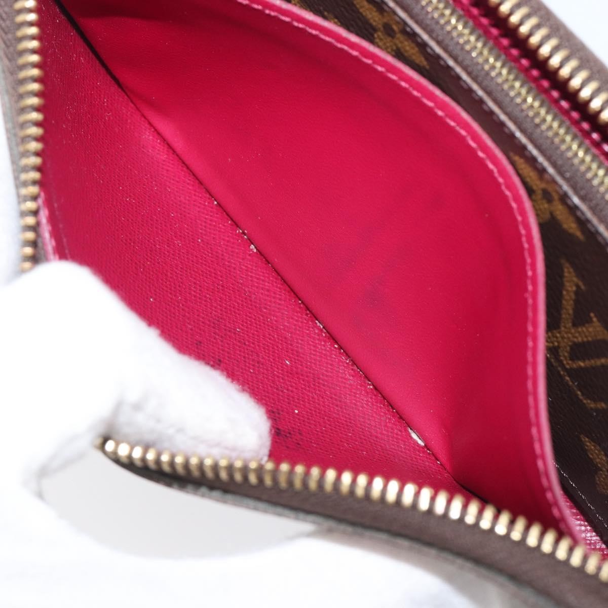 Louis Vuitton Clemence Monogram Canvas Brown Canvas Wallets Accessory (Pre-Owned)