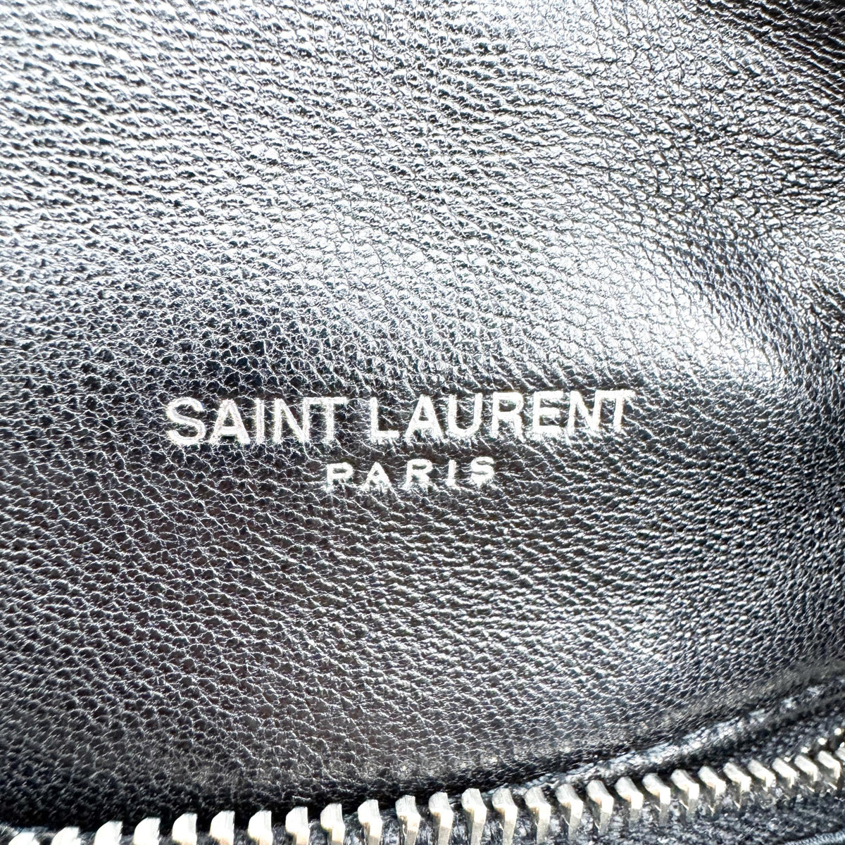 Saint Laurent Loulou Puffer Quilted Leather Black Leather Shoulder Bag Bag (Pre-Owned)