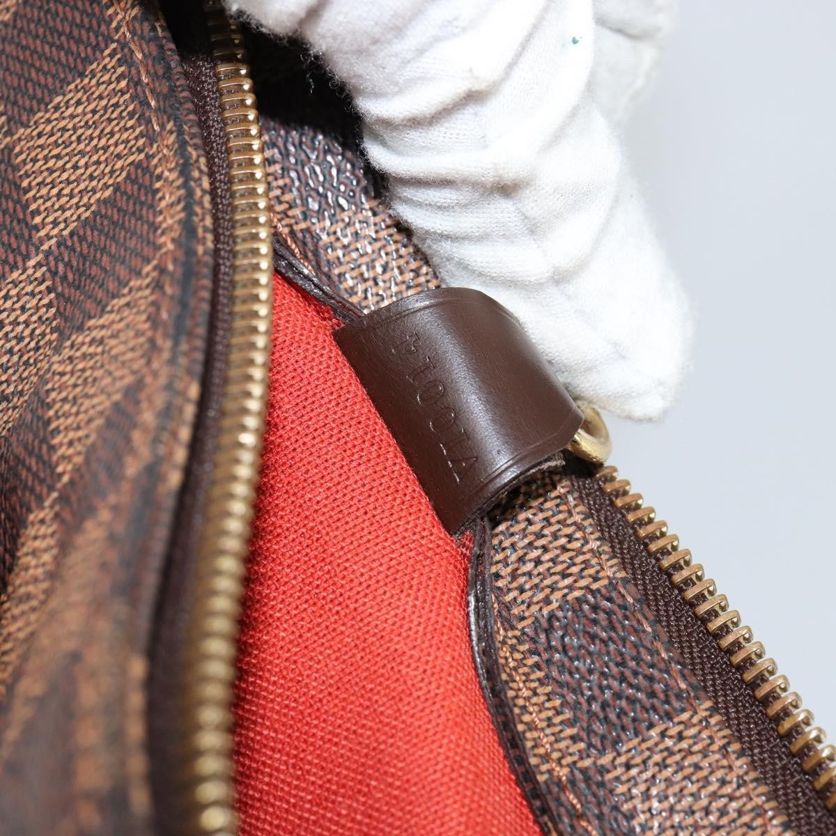 Louis Vuitton Cabas Piano Damier Brown Canvas Tote Bag Bag (Pre-Owned)