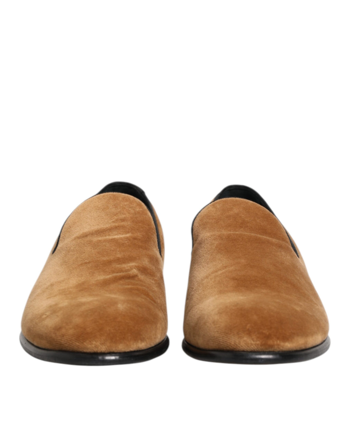 Dolce & Gabbana Brown Suede Slip On Men Loafers Formal Men's Shoes
