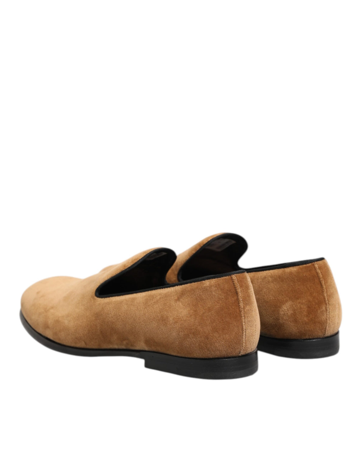 Dolce & Gabbana Brown Suede Slip On Men Loafers Formal Men's Shoes