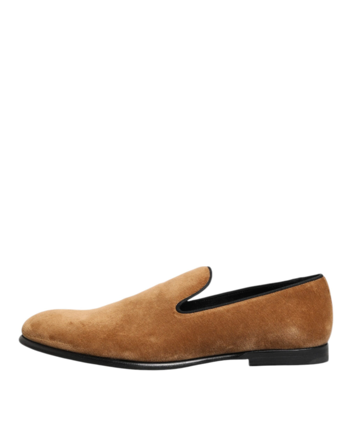 Dolce & Gabbana Brown Suede Slip On Men Loafers Formal Men's Shoes
