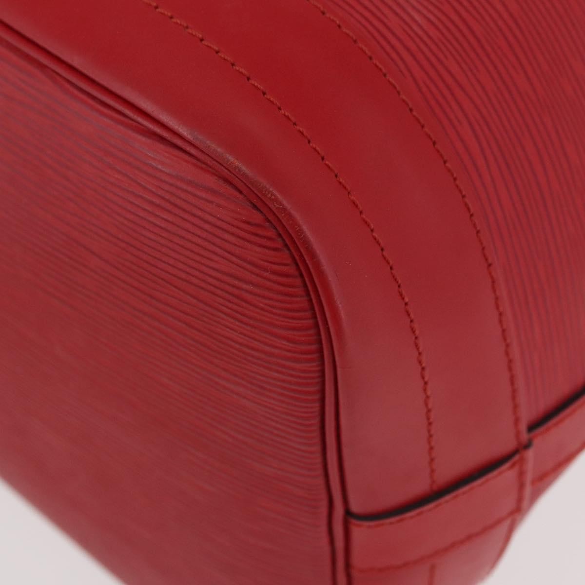 Louis Vuitton Noe Leather Red Leather Shoulder Bag Bag (Pre-Owned)