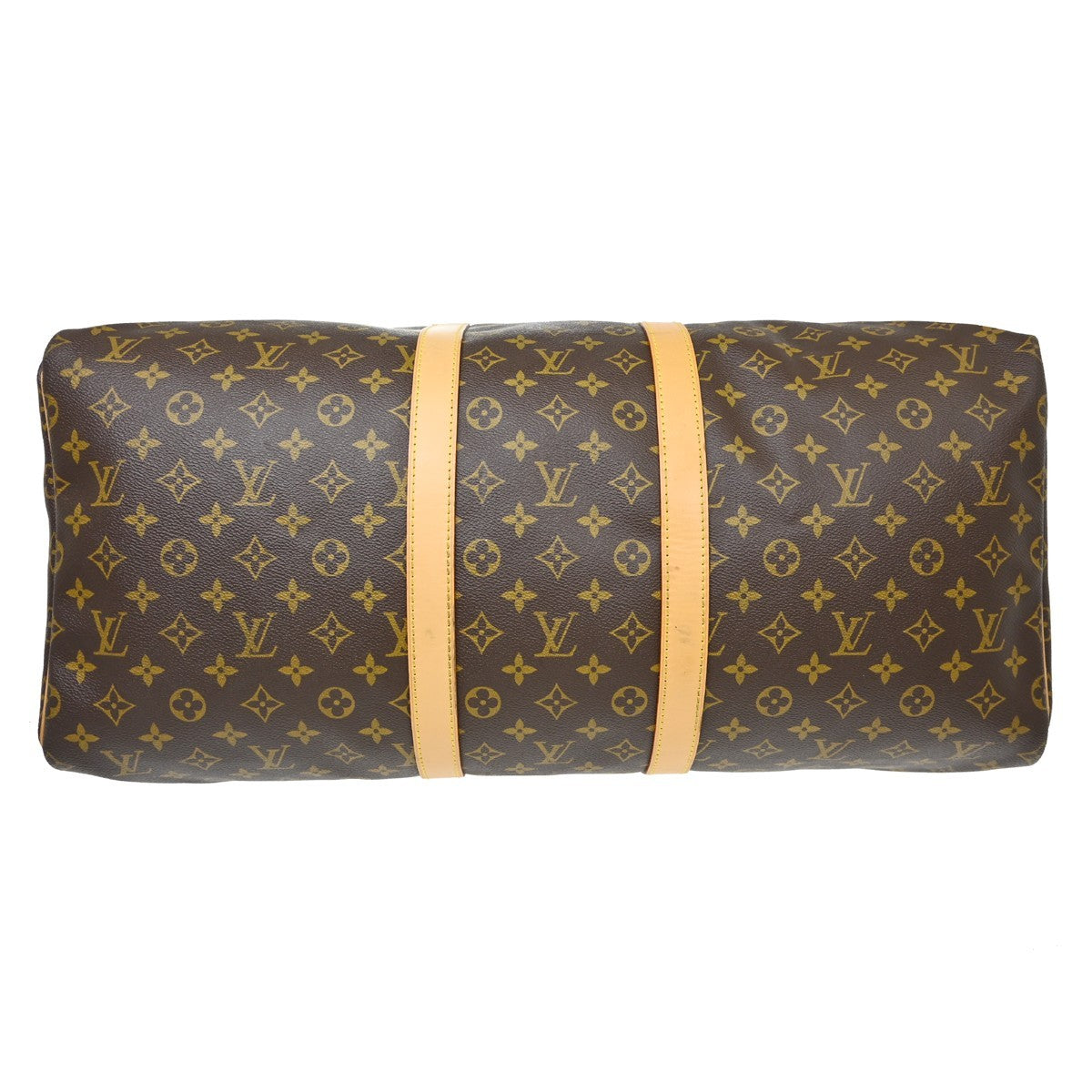 Louis Vuitton Keepall Monogram Canvas Brown Canvas Travel Bag Bag (Pre-Owned)