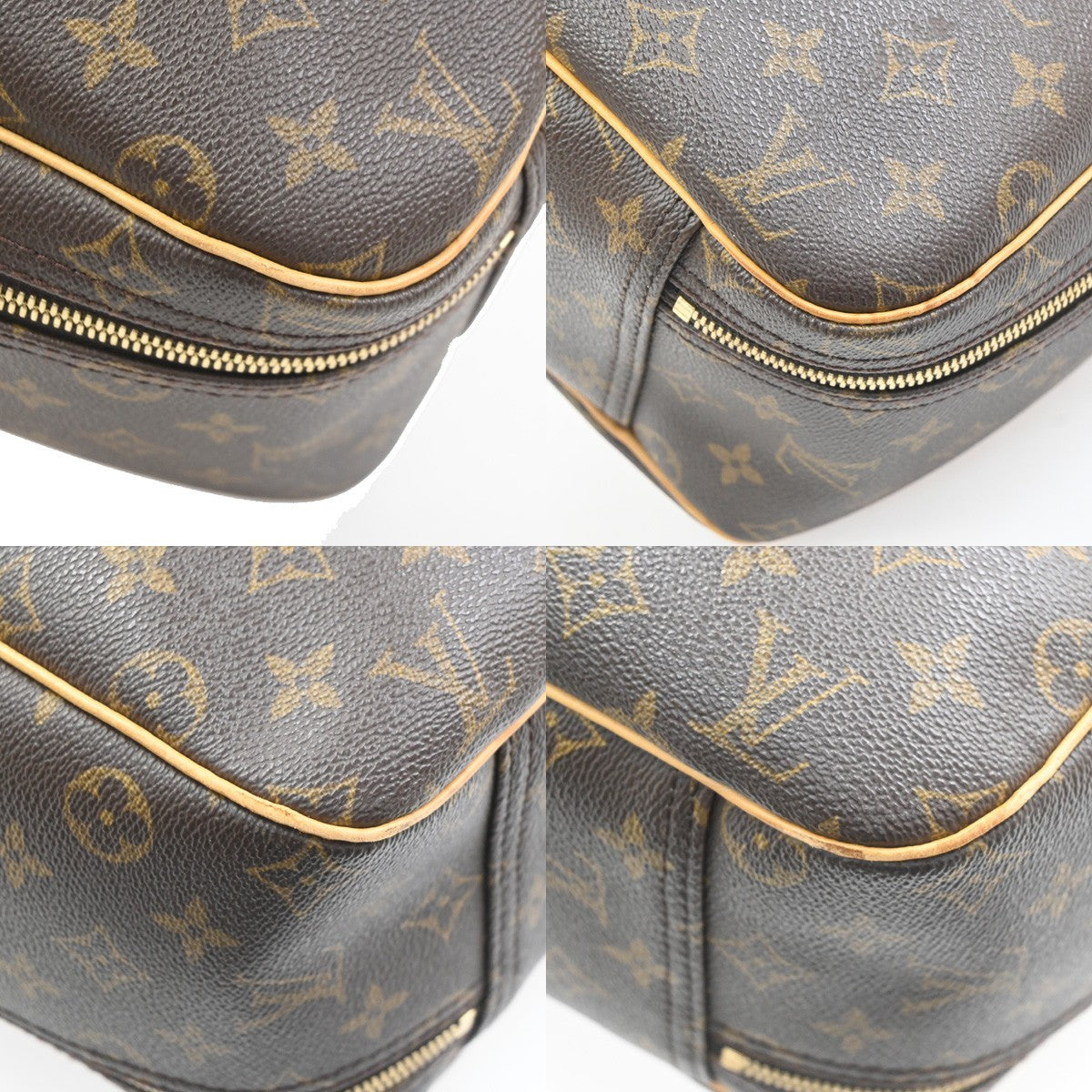 Louis Vuitton Excursion Monogram Canvas Brown Leather Handbag (Pre-Owned)