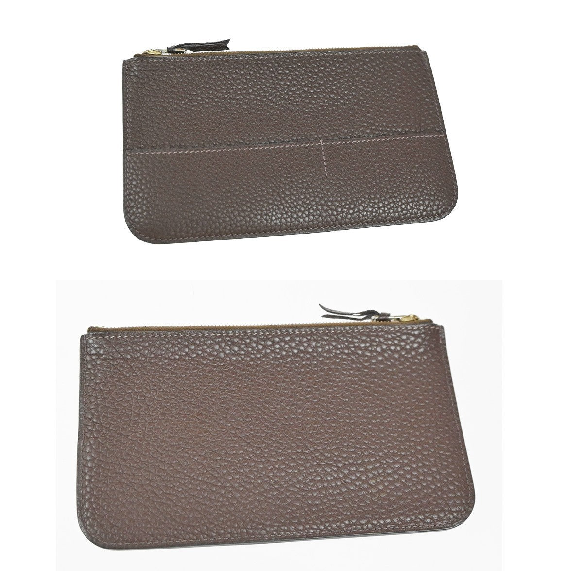 Hermes Dogon Compact Leather Brown Leather Wallets Accessory (Pre-Owned)