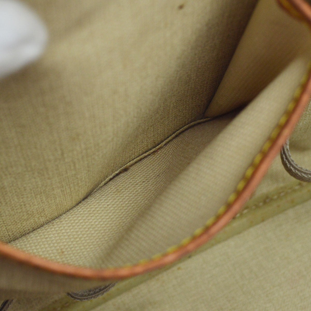 Louis Vuitton Deauville Monogram Canvas Brown Canvas Handbag (Pre-Owned)