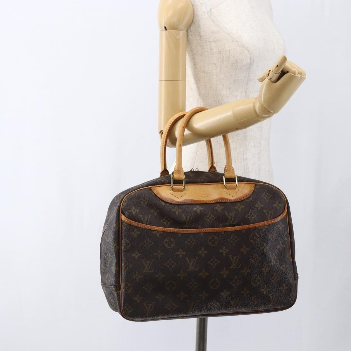 Louis Vuitton Deauville Monogram Canvas Brown Canvas Handbag (Pre-Owned)