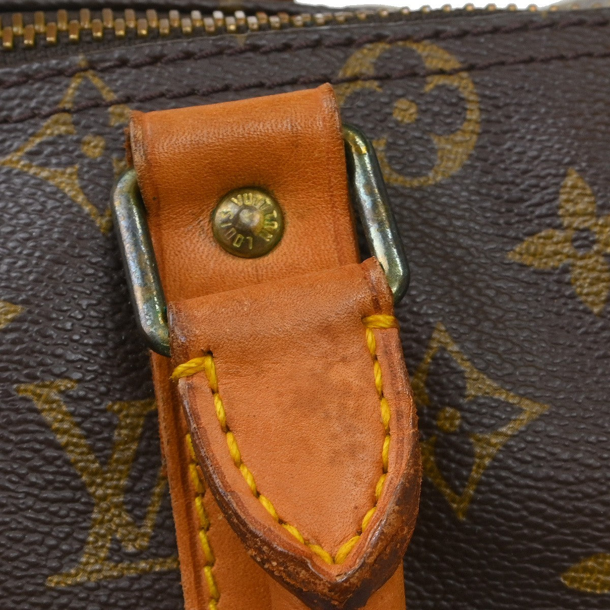 Louis Vuitton Keepall Monogram Canvas Brown Canvas Travel Bag Bag (Pre-Owned)