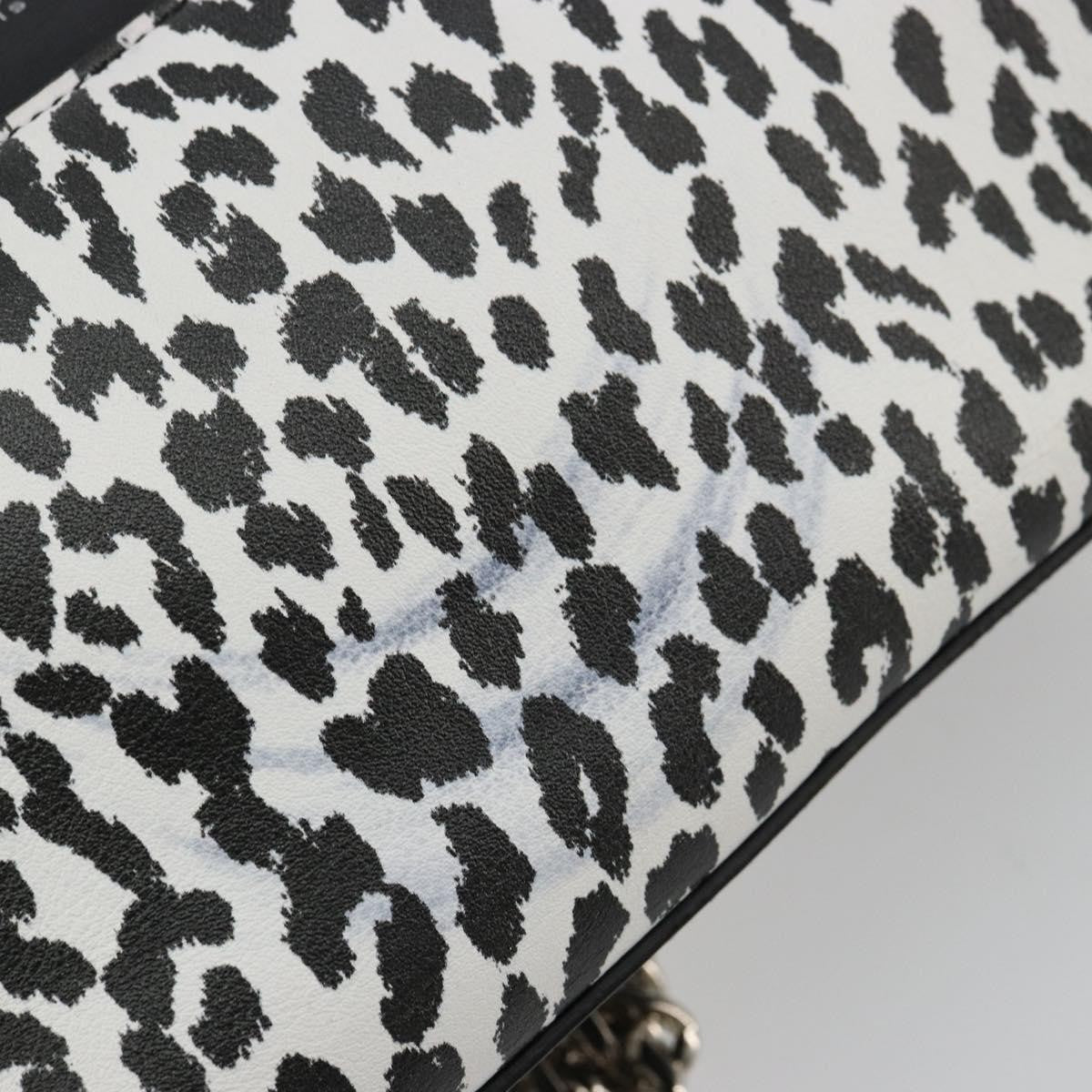 Saint Laurent Classic Baby Duffle Printed Leather Black Leather Handbag (Pre-Owned)