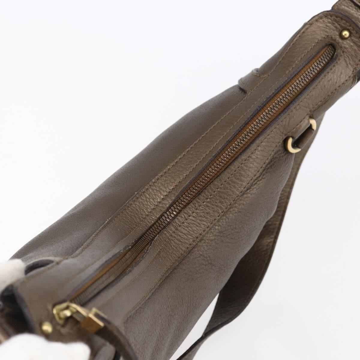 Salvatore Ferragamo Vintage Leather Brown Leather Shoulder Bag Bag (Pre-Owned)