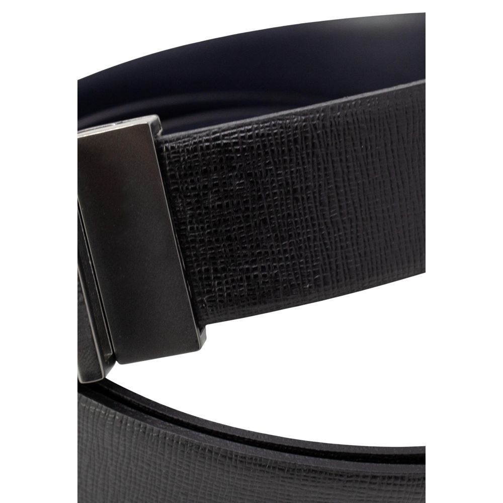 Antony Morato Black Leather Regular Men's Belt