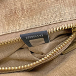 Fendi Peekaboo Gold Leather Shoulder Bag (Pre-Owned)