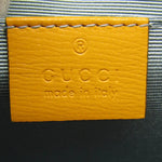 Gucci Mors Yellow Leather Shoulder Bag (Pre-Owned)