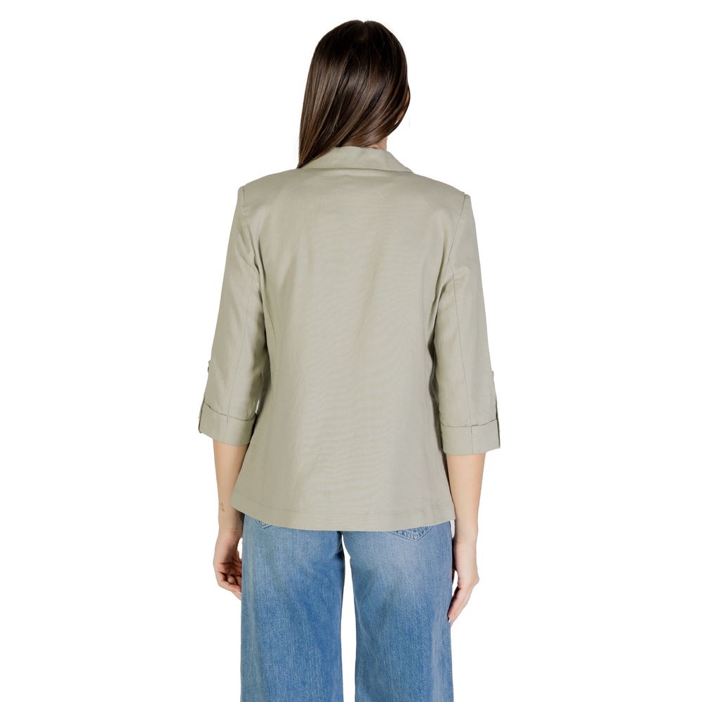 Only Green Linen Women's Blazer