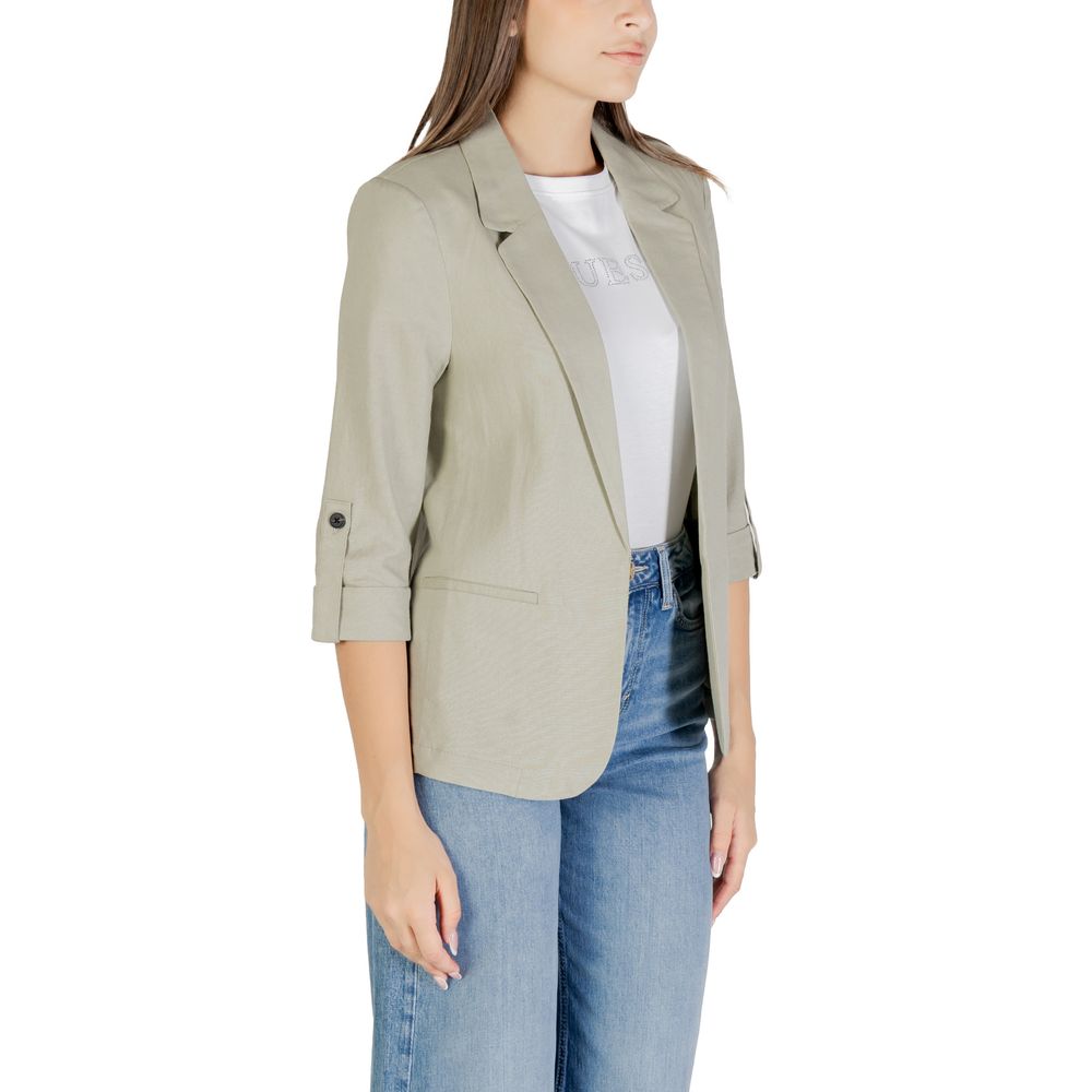 Only Green Linen Women's Blazer