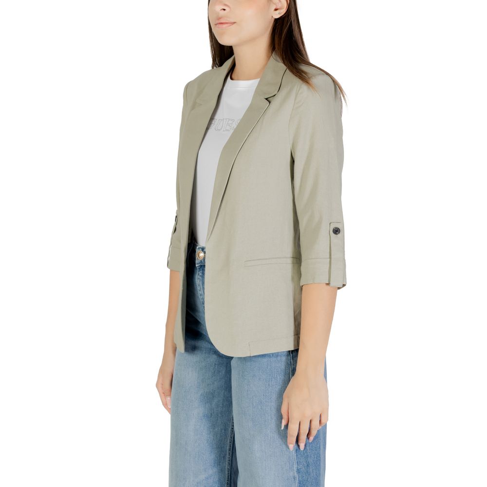 Only Green Linen Women's Blazer