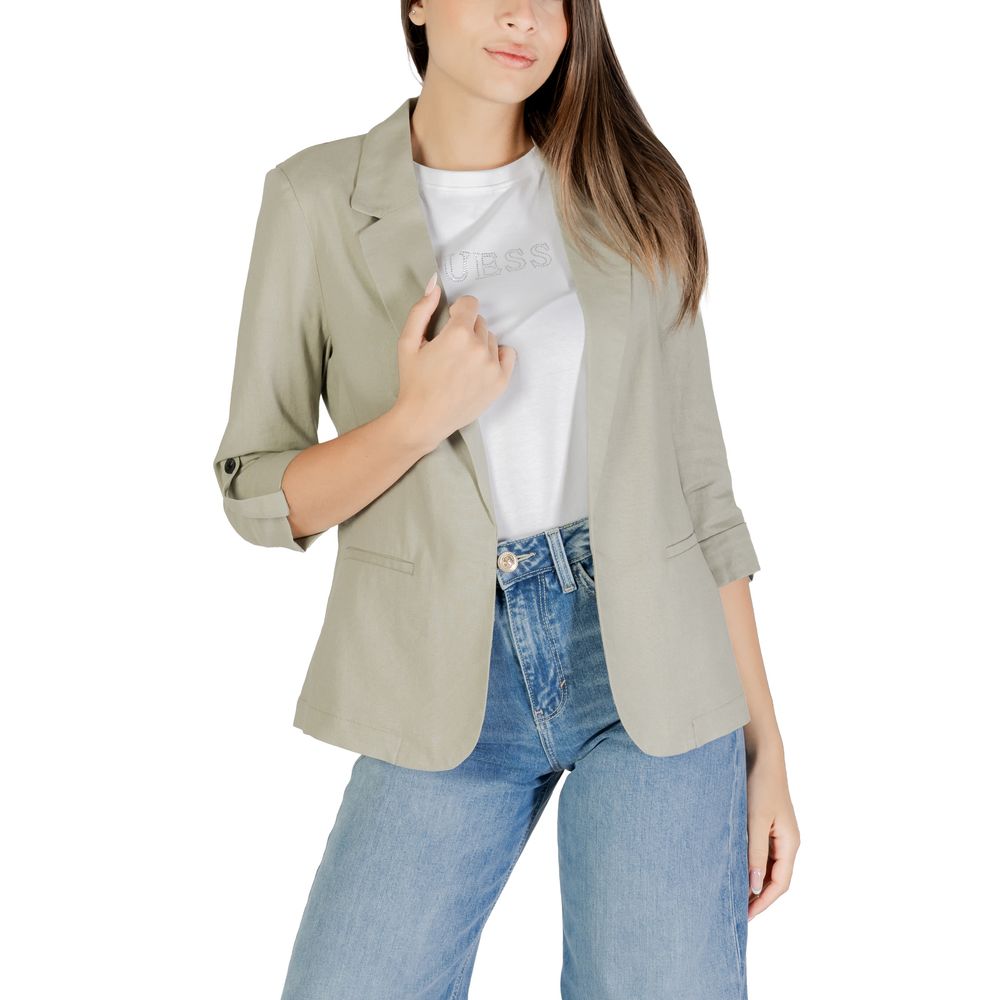 Only Green Linen Women's Blazer