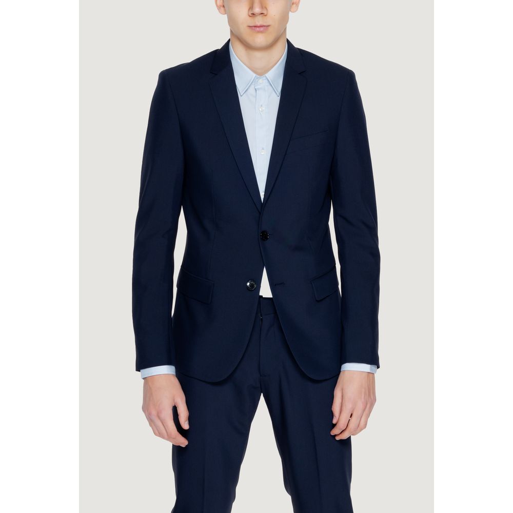 Antony Morato Blue Polyester Men's Blazer