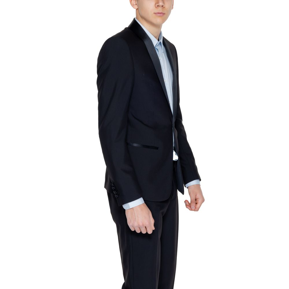 Antony Morato Black Polyester Men's Blazer