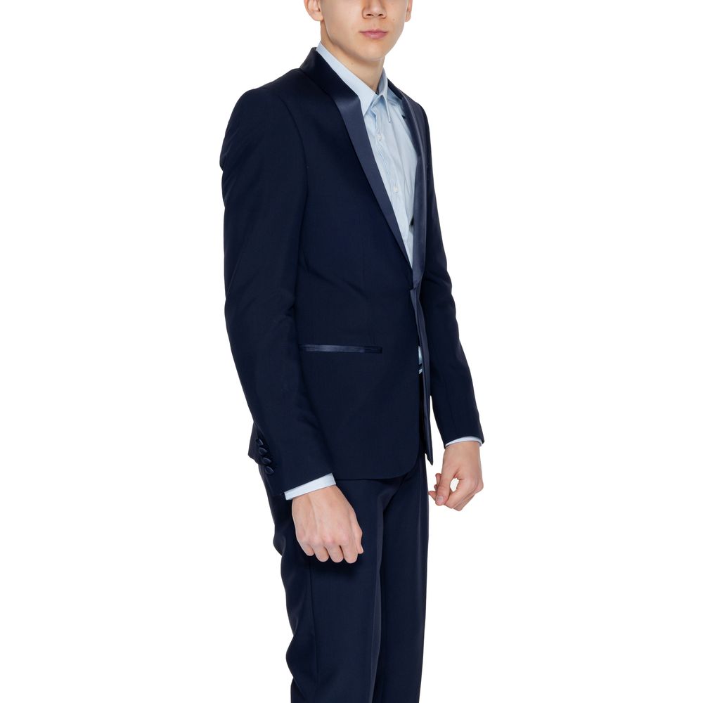 Antony Morato Blue Polyester Men's Blazer
