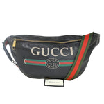 Gucci Sherry Black Leather Shoulder Bag (Pre-Owned)