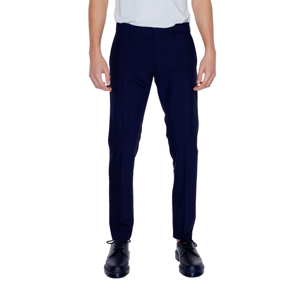 Antony Morato Blue Polyester Dress Men's Pants
