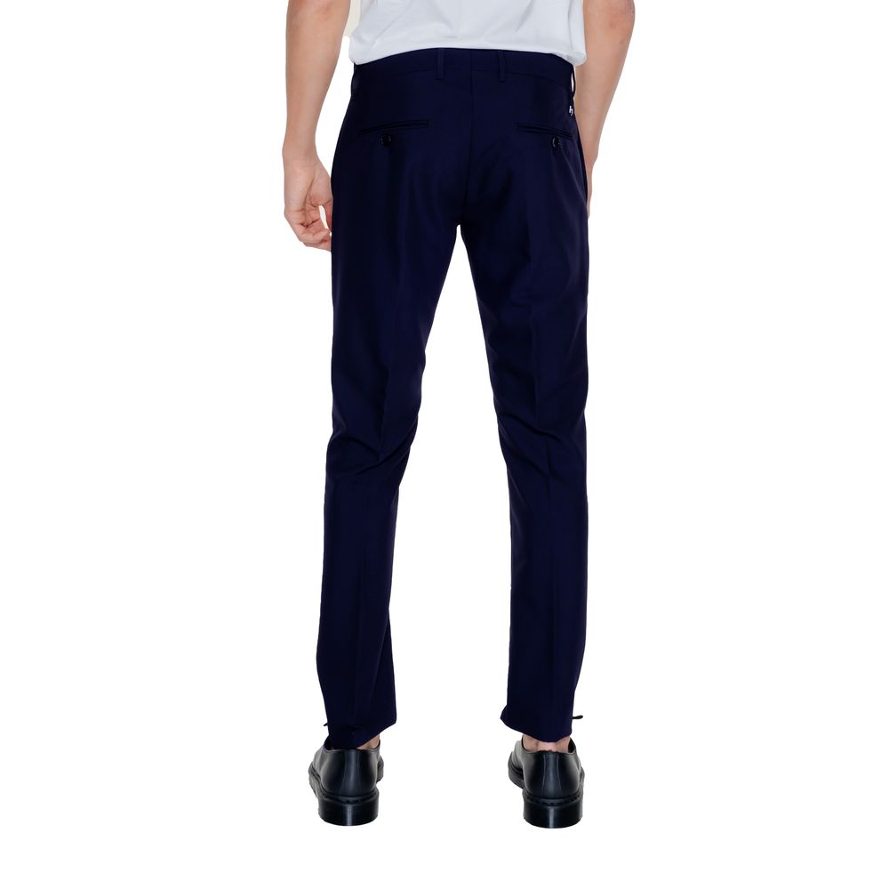 Antony Morato Blue Polyester Dress Men's Pants