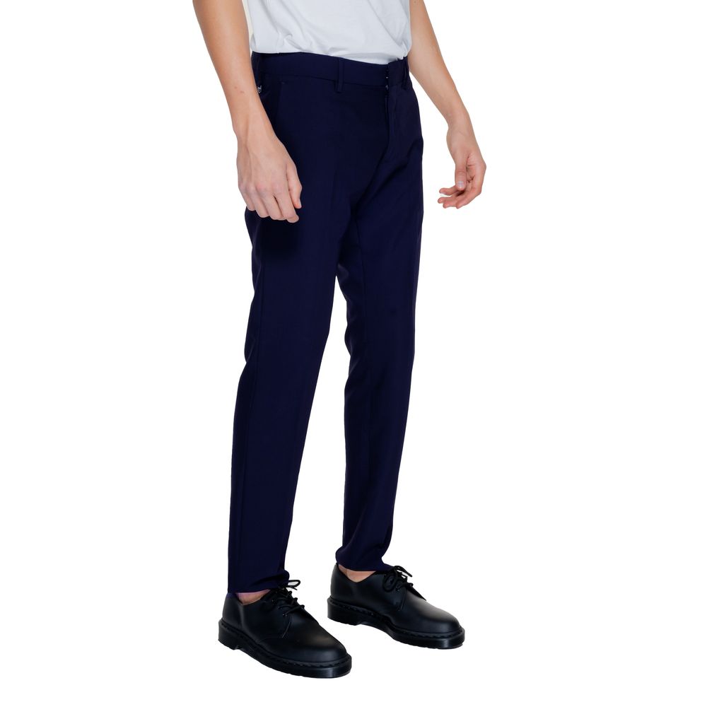 Antony Morato Blue Polyester Dress Men's Pants