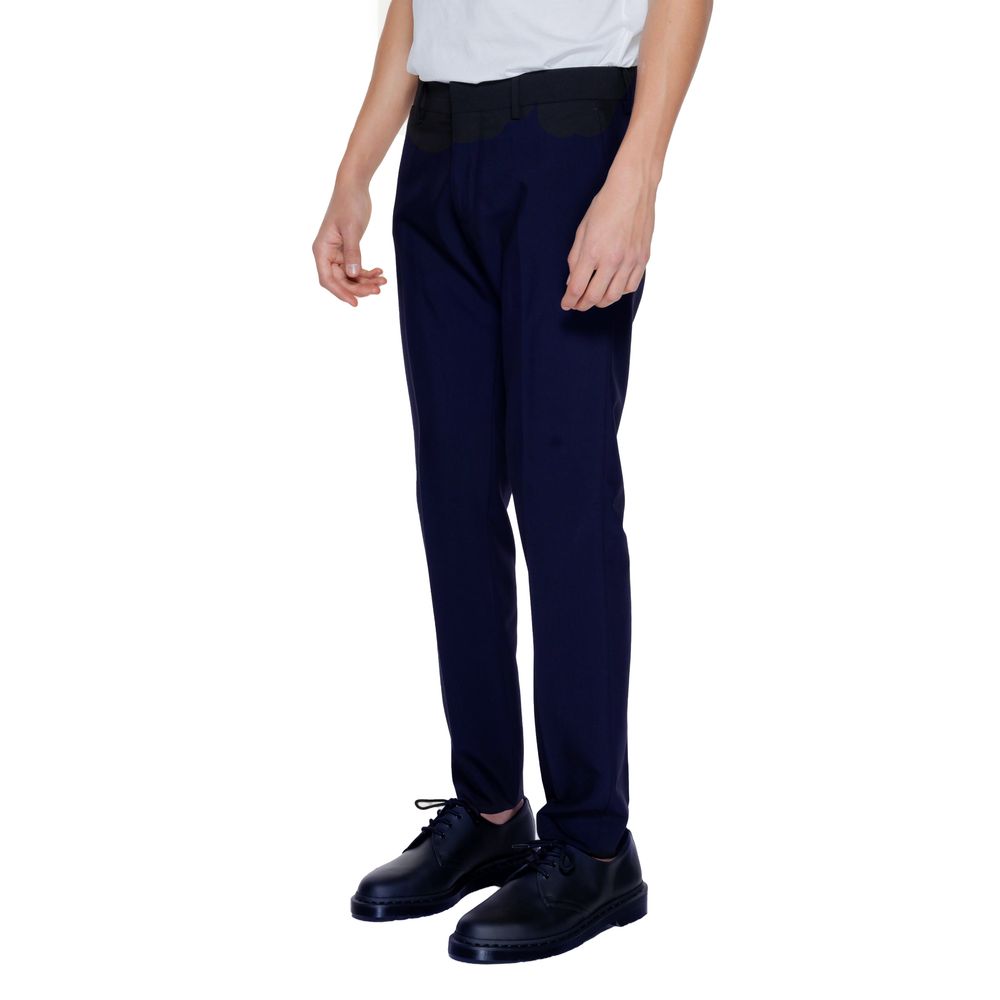 Antony Morato Blue Polyester Dress Men's Pants