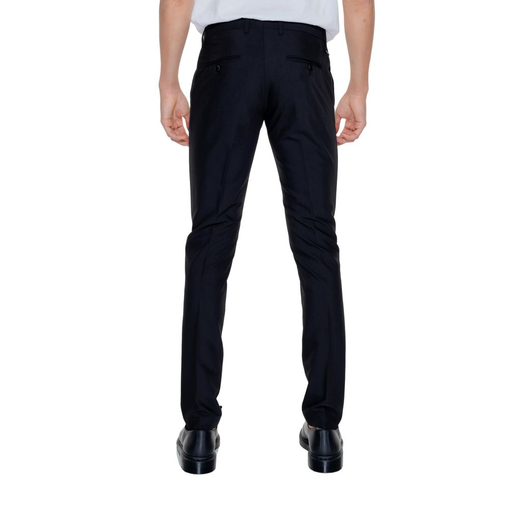 Antony Morato Black Polyester Dress Men's Pants