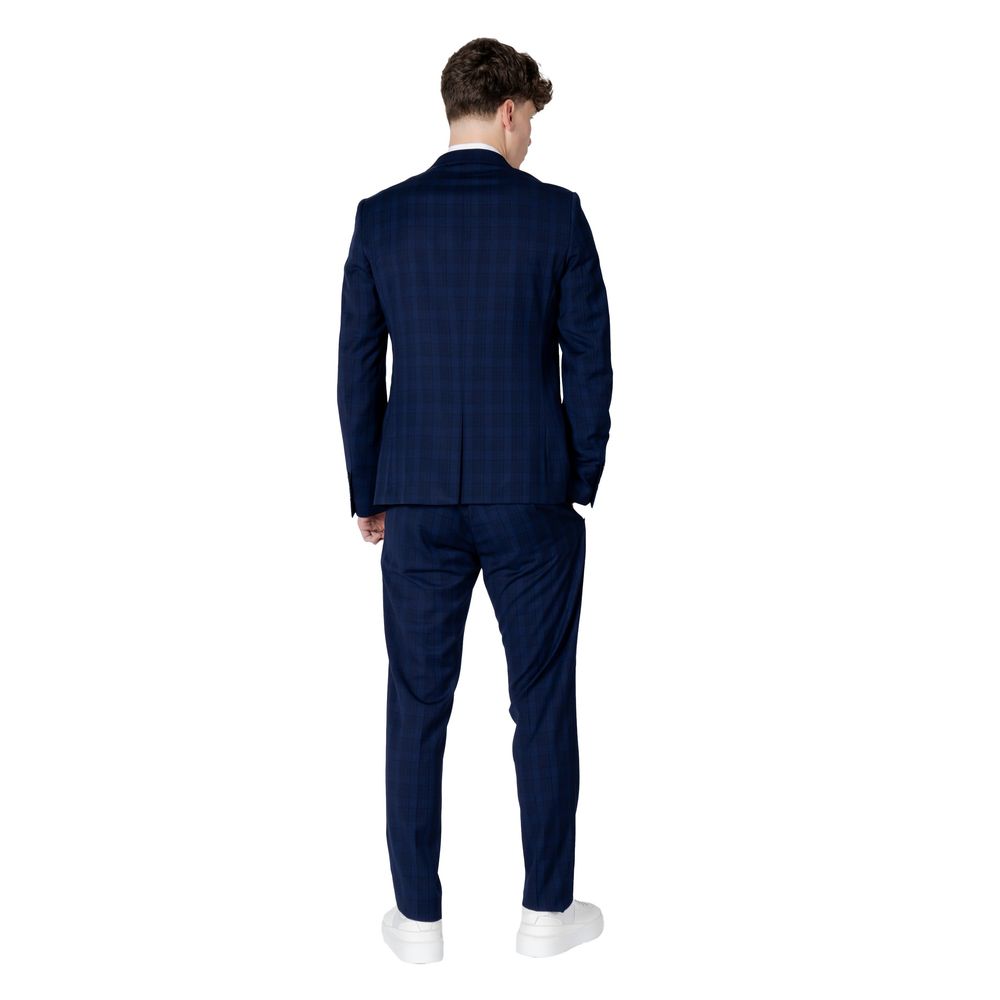 Antony Morato Blue Polyester Men's Blazer