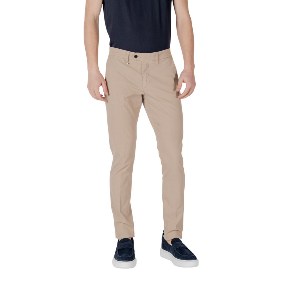 Antony Morato Beige Cotton Skinny Men's Pants