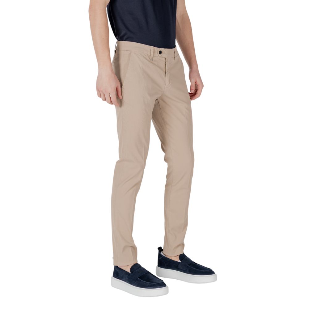 Antony Morato Beige Cotton Skinny Men's Pants