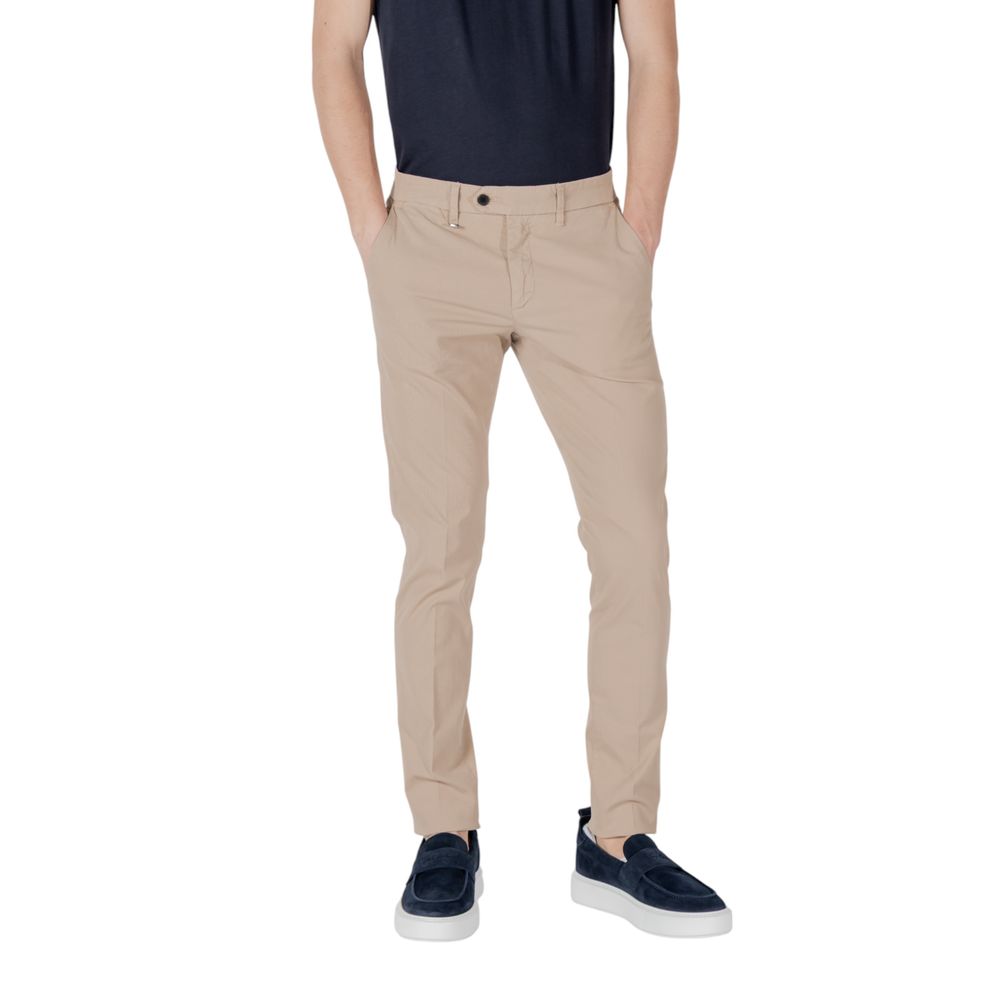 Antony Morato Beige Cotton Skinny Men's Pants