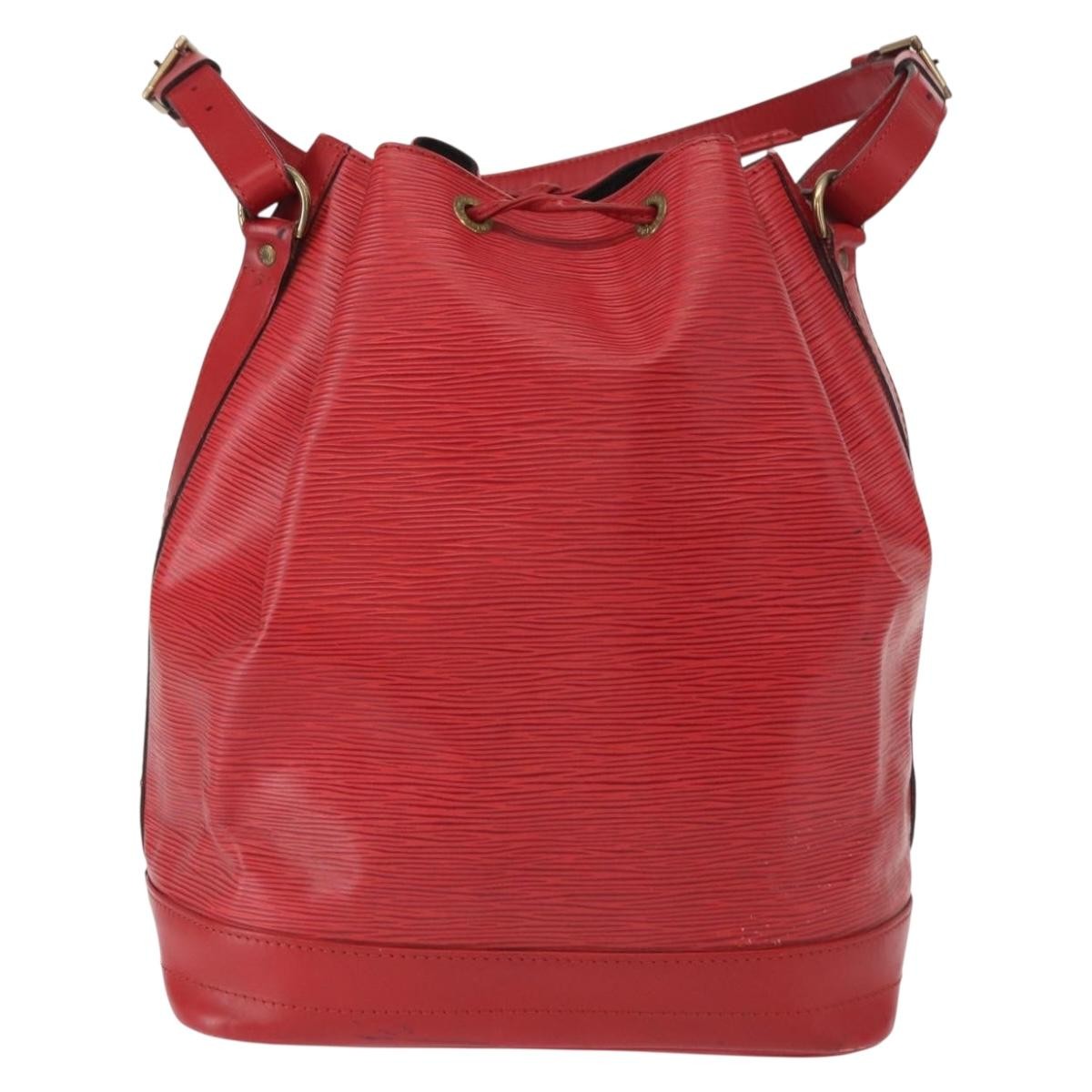 Louis Vuitton Noe Epi Leather Red Leather Shoulder Bag Bag (Pre-Owned)