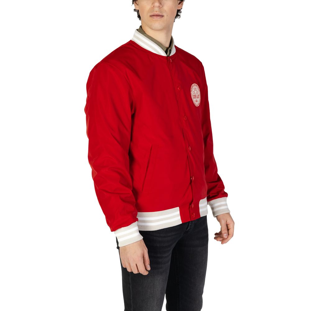 Replay Red Cotton Men's Bomber