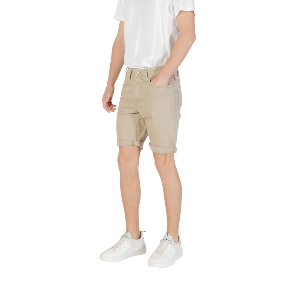 Replay Green Cotton Bermuda Men's Shorts