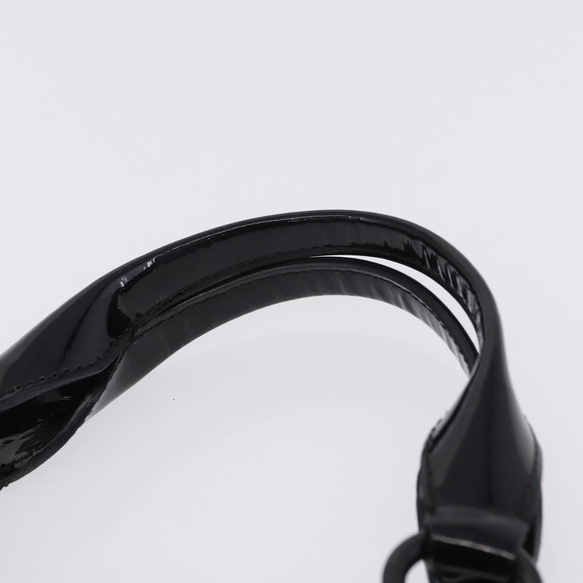 Cartier Marcello Patent Leather Black Patent_Leather Handbag (Pre-Owned)