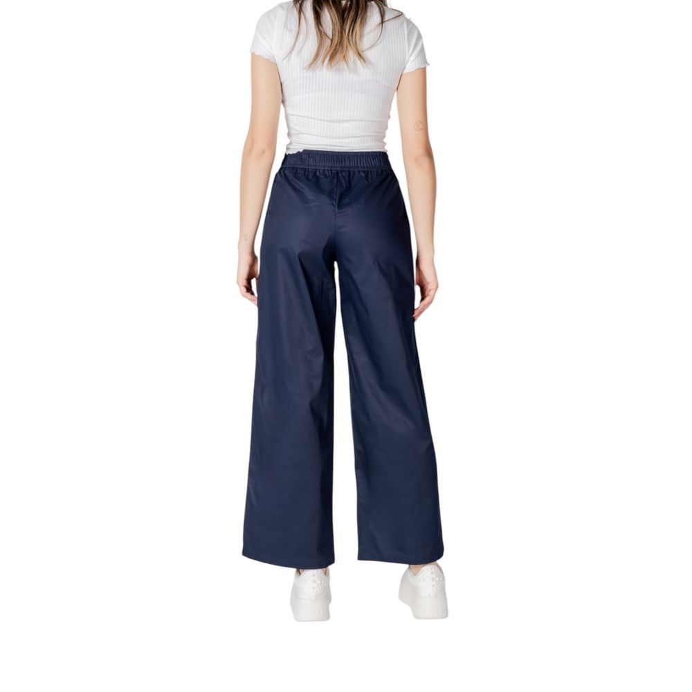 Only Blue Cotton Casual Women's Pants