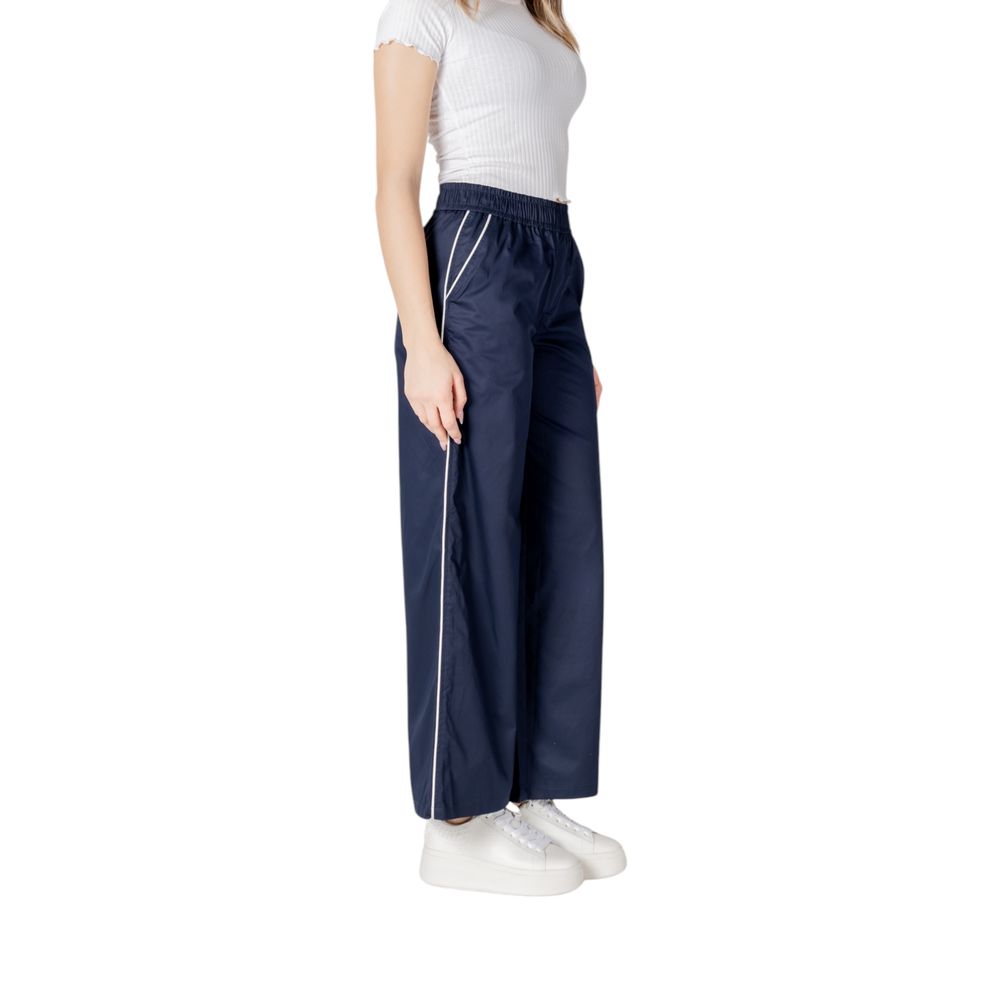 Only Blue Cotton Casual Women's Pants
