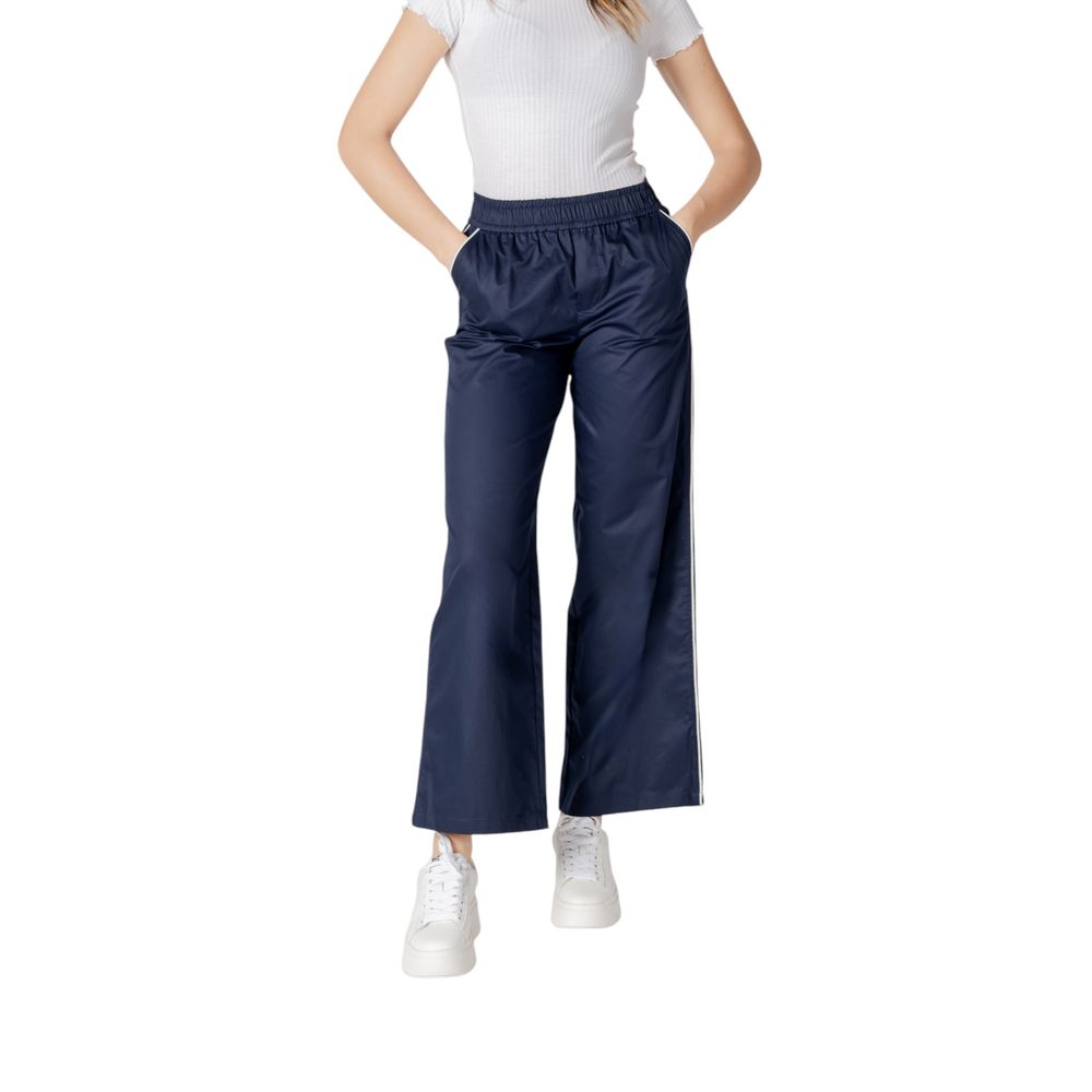 Only Blue Cotton Casual Women's Pants
