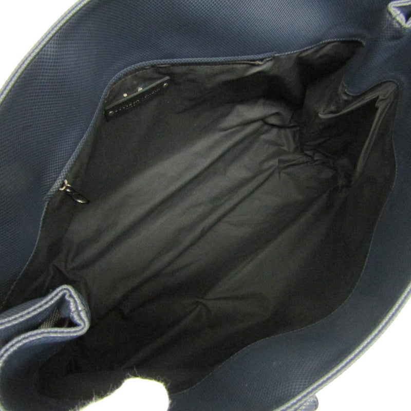 Bottega Veneta Marco Polo Navy Leather Tote Bag (Pre-Owned)