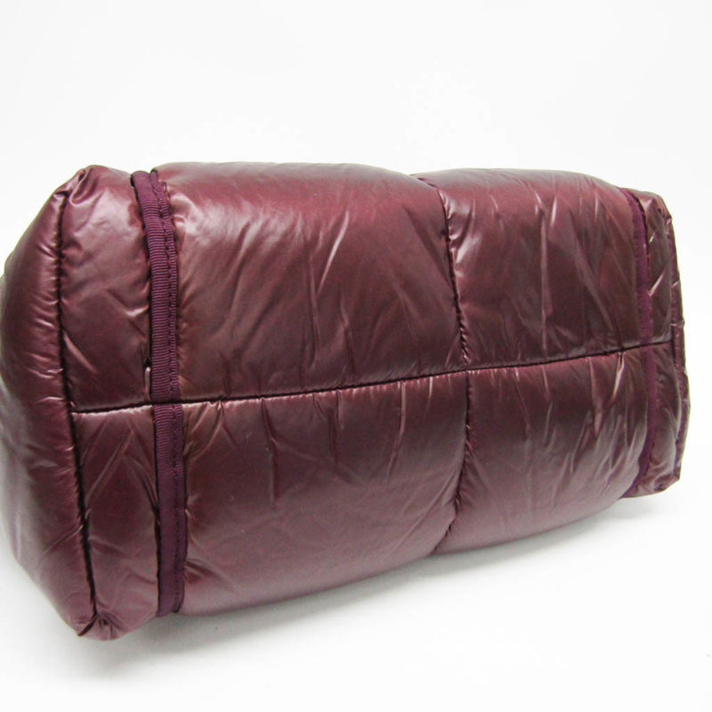 Bottega Veneta Burgundy Pony-Style Calfskin Handbag (Pre-Owned)