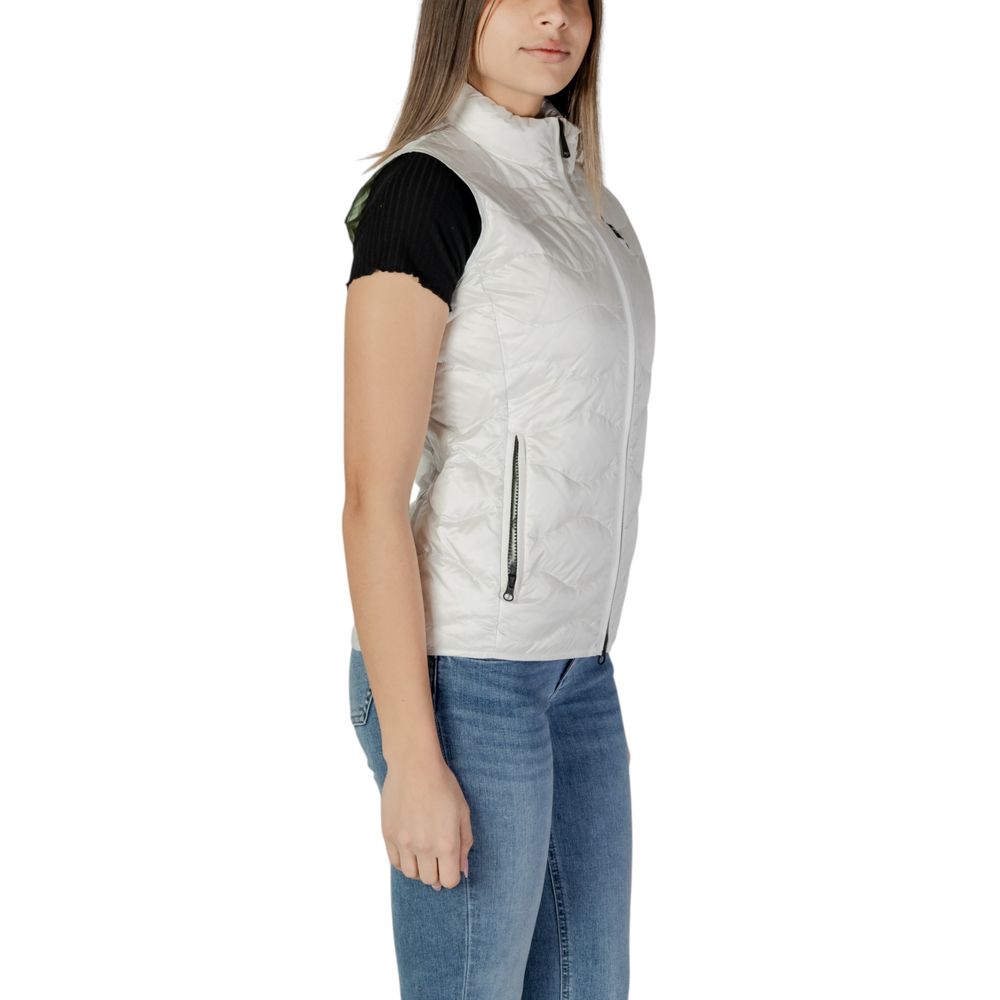 Blauer White Polyamide Sleeveless Women's Jacket